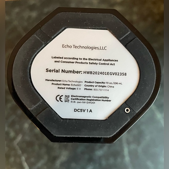 New/(Demo Item showed on my shelf) Echo Go+ Hydrogen Water Bottle - Picture 9 of 9